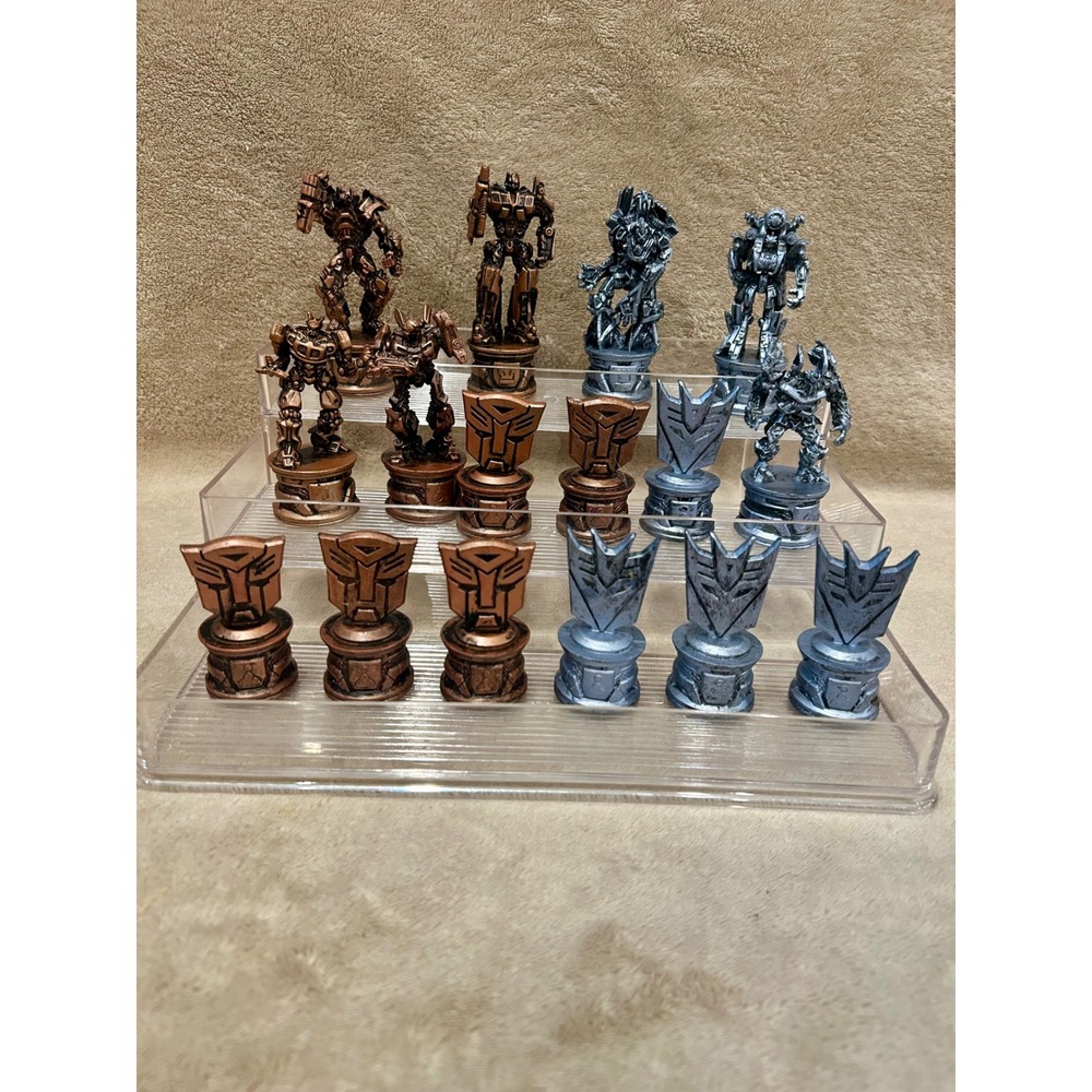 2007 Transformers Movie Chess Set Replacement Pieces Lot Hasbro Parker Bros 16pc